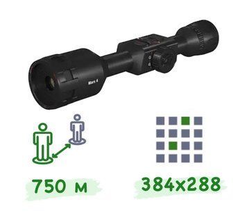 Тепловізійний прилад ATN Mars 4 384 1.25-5x