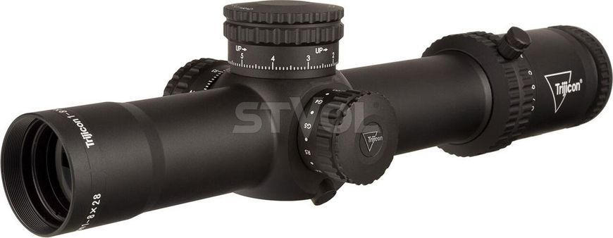 Прилад оптичний TRIJICON Credo 1-8x28 Red/Green MRAD Segmented Circle