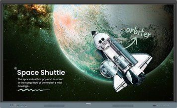 Інтерактивна панель 75" BenQ RE7504, IPS, UHD, колонки, чорна