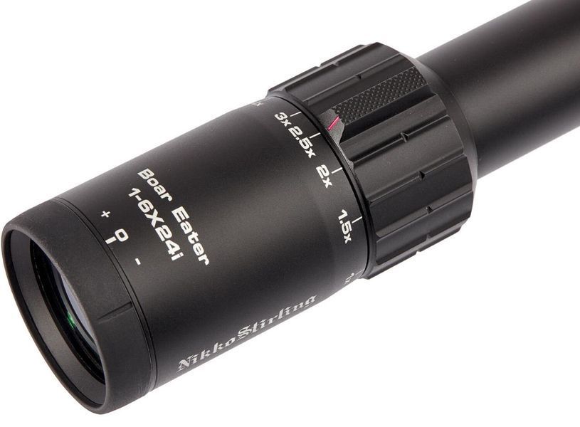 Приціл Nikko Stirling Boar Eater 1-6х24 з підсвіткою. Сітка &mdash; 4 Dot