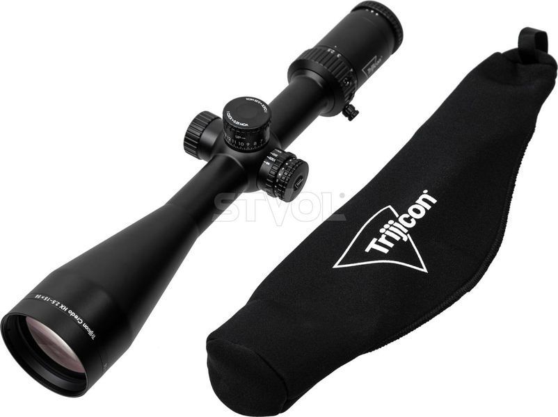 Прилад оптичний TRIJICON Credo HX 2.5-15x56 MOA 30 mm Crosshair SFP Red